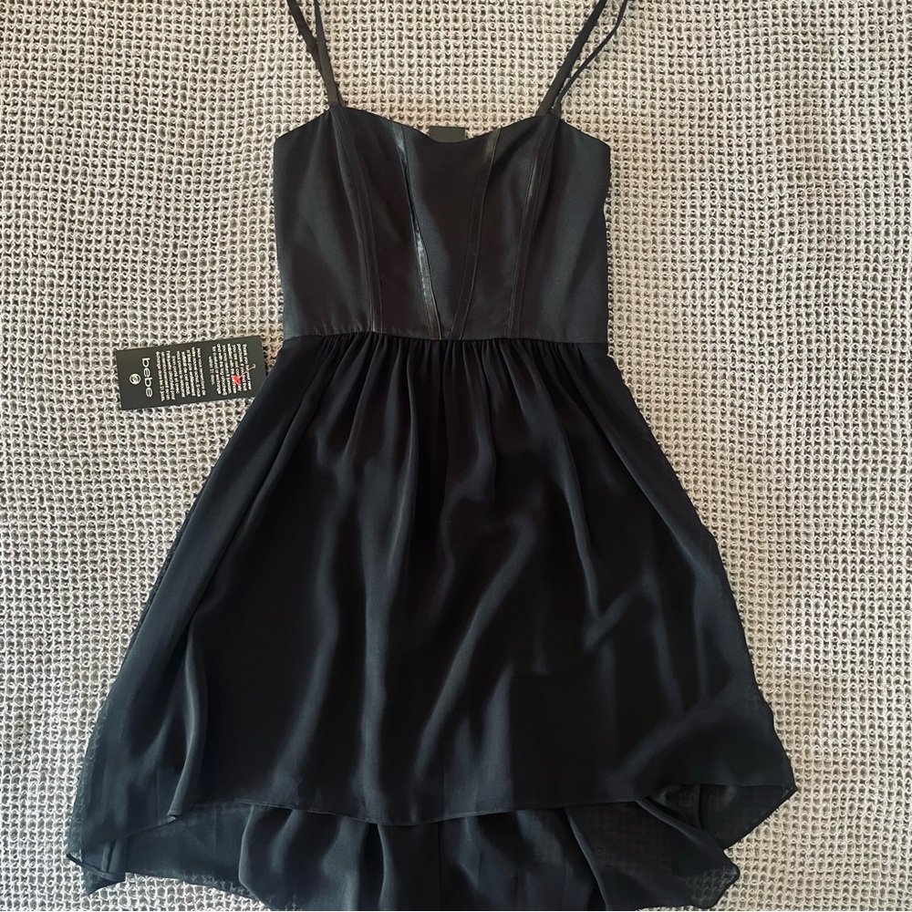 Original Bebe Hi-Lo Corset Dress